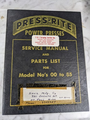 Power press rite operator - press-rite,