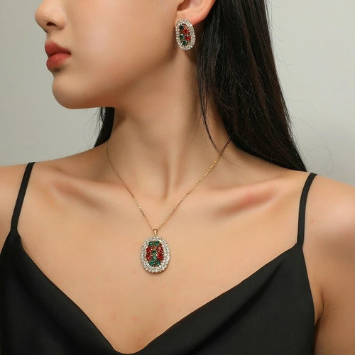 Gold filled necklace earring - necklace,
