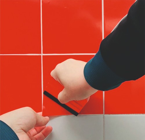 Peel stick tile stickers - peel,