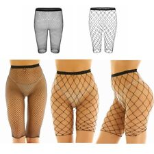 Sexy Women's Mesh Fishnet Shorts Legging Mesh See Through Hot Pants Stockings  