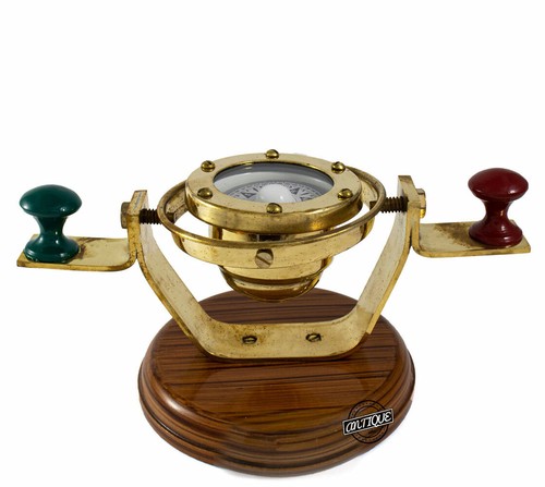 Nautical binnacle compass - binnacle,