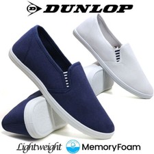 Mens slip casual canvas - on,