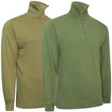 British Army Norgie Norwegian Thermal Shirt Long Sleeve Zip Neck Top Base Layer