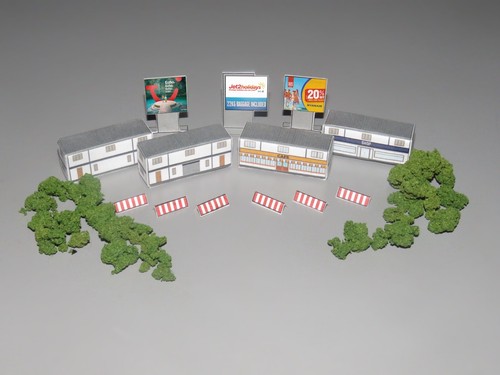 Model airport building set - building,