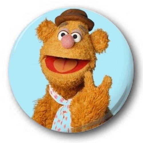 Fozzy bear swearing 25mm - fozzy,