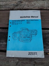 1989 VOLVO PENTA WORKSHOP MANUAL MARINE DIESEL ENGINES TAMD61A #7733331-8 1990