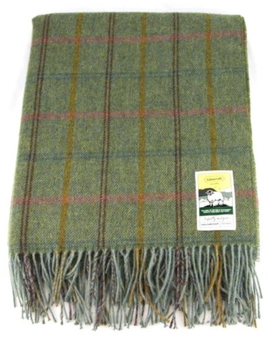 Glencroft green tartan wool - glencroft,