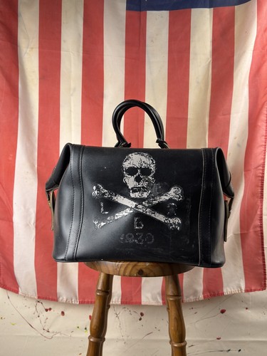 Vintage black leather doctor - vintage,