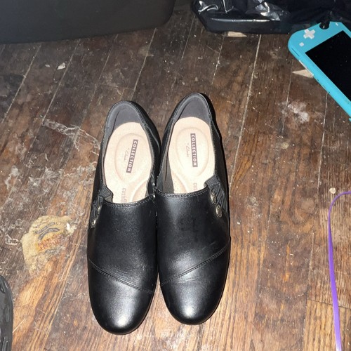 Clarks women black - women’s, leather