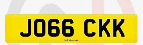 Personalised private reg - private,