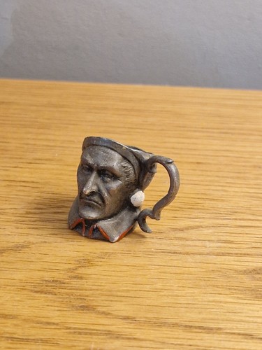 Miniature pewter toby mug - toby, of