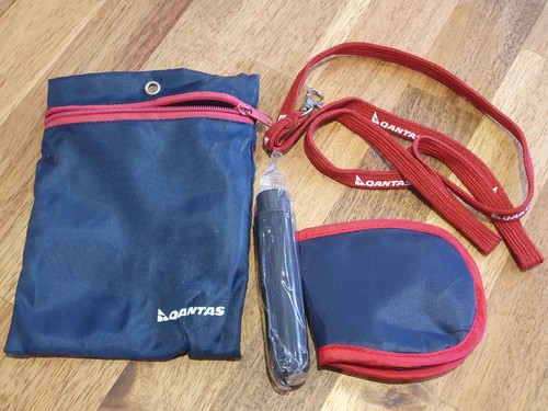 Qantas economy amenity kit