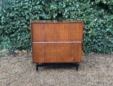 VINTAGE TOLA & BLACK CABINET