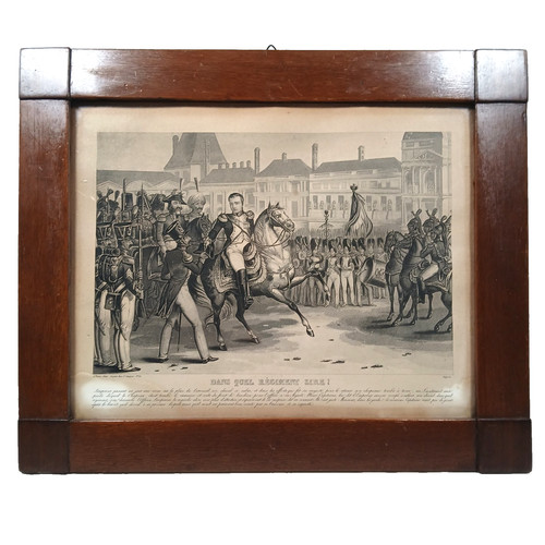 Napoleon lithograph mid 1800s - napoleon,