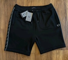 Fred Perry Taped Sweat Shorts Black XL