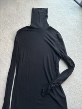 COS 100% Wool Black Turtleneck