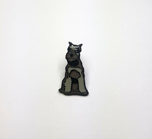 Schnauzer dog enamel pin badge - schnauzer,