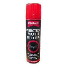 Rentokil Insect Control Moth Larvae & Eggs Killer Spray Solvent Repellent 250ml