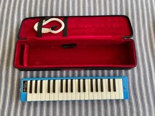 Apollo M-37N Melodica / Melodiker Light Blue Colour In Red Case