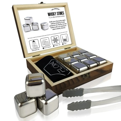 Metal whiskey stones drinks - whiskey,