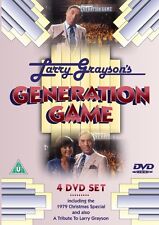 LARRY GRAYSON GENERATION GAME 4 DVD SET 8 EPISODES - CHRISTMAS 1979 - TRIBUTE TO