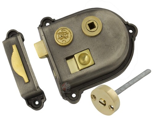 Cast iron door lock - cast,