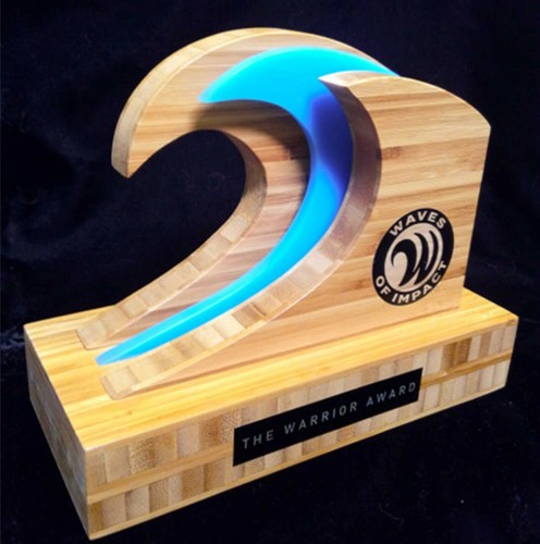 Wavemaster bamboo surf trophy - wavemaster,