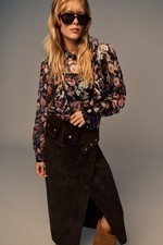 Zara Ruffle Lace Black Pink