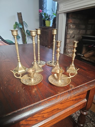 Sets brass candlestick - 4x,