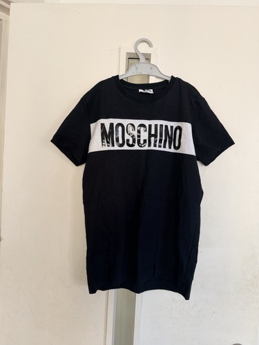 Moschino teens black crew neck - teens,