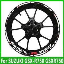 Motorcycle bike wheel decals