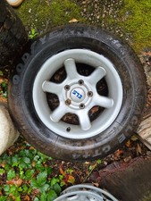 Hymer Motorhome 15 inch 5 stud wheels (Only Two), with aged tyres.