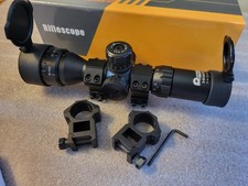 3-9X32 AOIR Rifle Scope mil-dot Reticle Red and Green Dot Illuminated