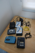 Job Lot Walkman Cassette Players Sony Lloytron Headphones Spares Repair