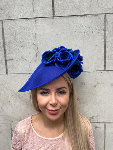 Large dramatic royal blue - blue, rose