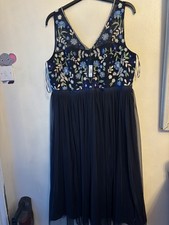 Debenhams Blue Floral Dress Size 18