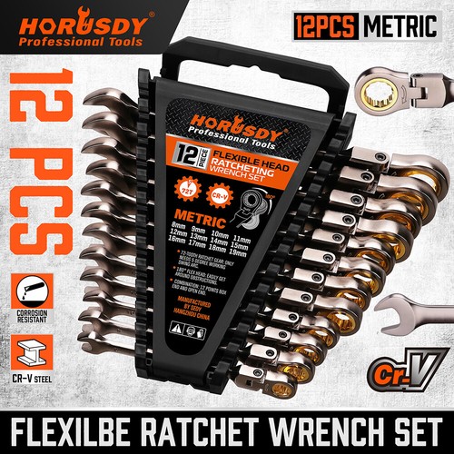 12pc flexible ratchet spanner - flexible,