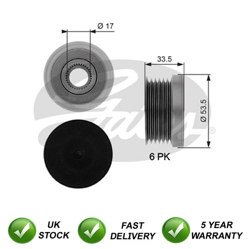 Alternator pulley sjr fits - alternator, bmw