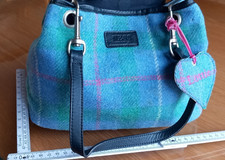 Rare aquamarine-coloured tweed