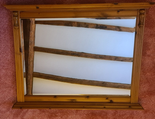 Ducal heavy pine wall mirror - heavy,