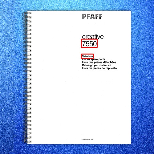 Pfaff creative 7550 - creative,