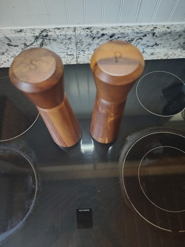 Vintage beautiful wooden salt - vintage,