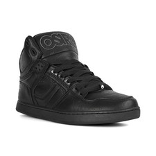 Osiris NYC 83 CLK High Top Shoes - Black/Black/Wrinkle