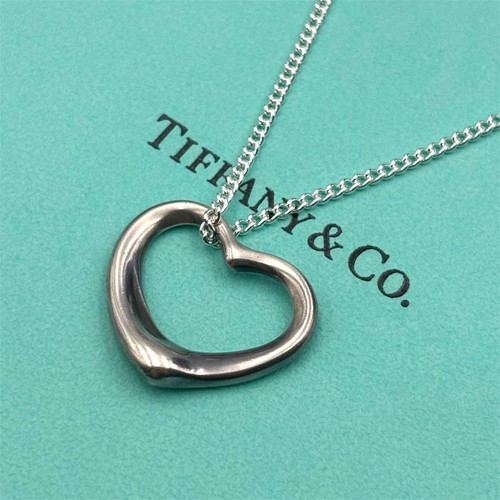 Tiffany necklace open heart - open,