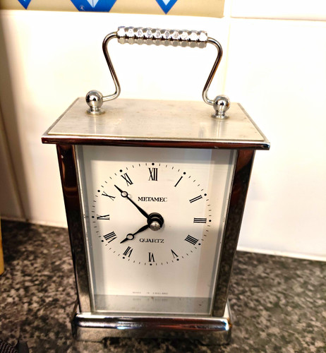 Metamec silver metal quartz - metamec,