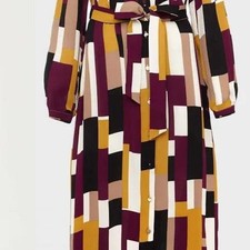 HOBBS TARINI LONG SLEEVE MIDI