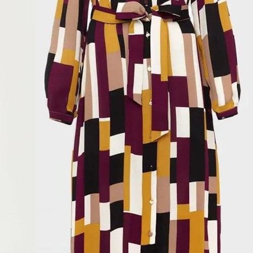 Hobbs tarini long sleeve midi - tarini,