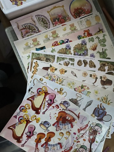 Assortment 3d decoupage - of,