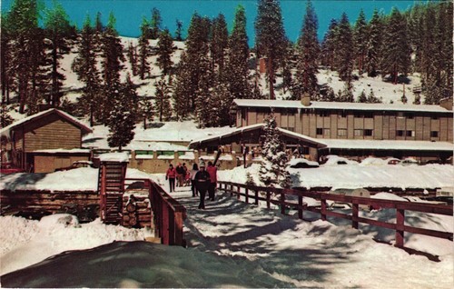 Old postcard china peak ski - peak,