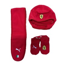 Puma-Ferrari Scarf Hat Gloves